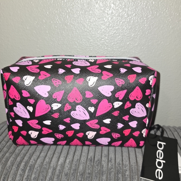 Nwt Bebe Cosmetic Make Up Bag New - Picture 2 of 4